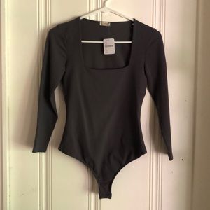 Free People Square Neck Bodysuit - NWT